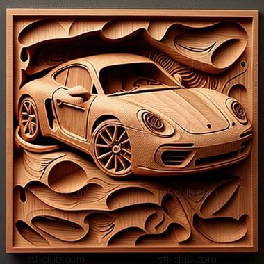 3D model Porsche 718 (STL)